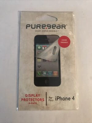 ¡NUEVO! Paquete de 3 protectores de pantalla de pantalla Verizon para iPhone 4/4S Foto 1 de 2