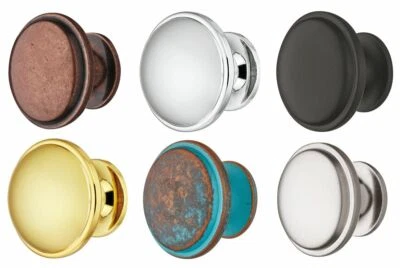 Häfele Möbelknopf rund Türknopf Schrankknopf Küchenknopf Möbelgriff Retro Antik - Bild 1 von 4