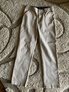 NWOT French Toast Boys Adjustable Waist Straight Fit Uniform Pants Khaki - Picture 1 of 2