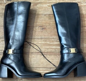Vince Camuto schwarze kniehohe Reitstiefel Größe 6,5 neu $ 228 - Bild 1 von 6
