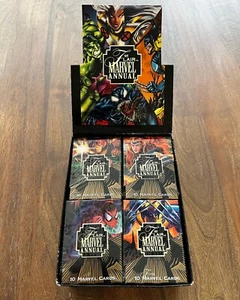 LOT of 4 1995 Flair Marvel Annual Sealed Packs -  1 of Each Artwork 🔥🔥 - Picture 1 of 1