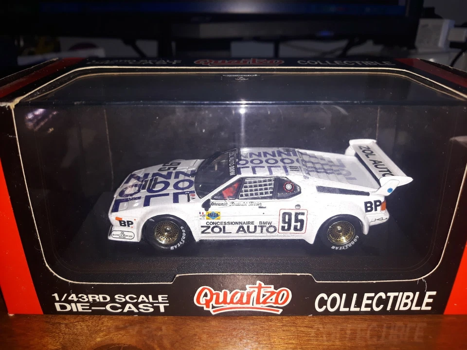 Quartzo 1/43 BMW M1 #95 Le Mans 1980 3041 - Immagine 1 di 1