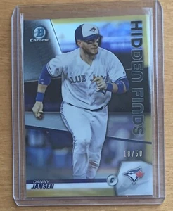 Bowman Chrome Danny Jansen Hidden Finds Gold Parallel Refractor # 18/50 2020 - Imagen 1 de 2