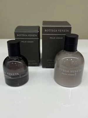 bottega veneta confezione eau de toilette miniatura 7,5ml +after shave 30ml