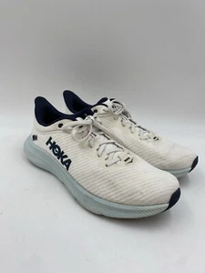 Hoka One One Women's Solimar 1123075 Ivory Blue Lace Up Running Shoes Size 9.5 B - Picture 1 of 8