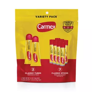 Classic Lip Balm 9-Pack, 2 Tubes & 7 Sticks, Medicated Moisturizer - Picture 1 of 12