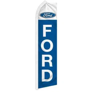 Bandera publicitaria Ford Swooper para concesionario de automóviles Ford - Imagen 1 de 7