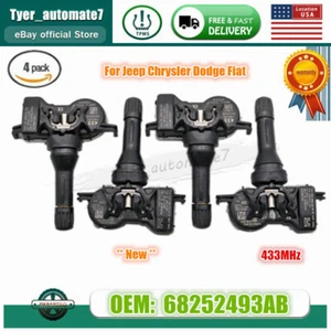 4x TPMS For Jeep Grand Cherokee TIRE PRESSURE SENSOR 433MHz 68105280AC2016-2022 - Picture 1 of 6