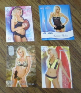 Laurie Milan Model Lot of 5 Bench Warmer Trading Cards Benchwarmer - Picture 1 of 2