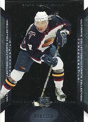 2004-05 Ultimate Collection Atlanta Thrashers Hockey Card #3 Ilya Kovalchuk /350