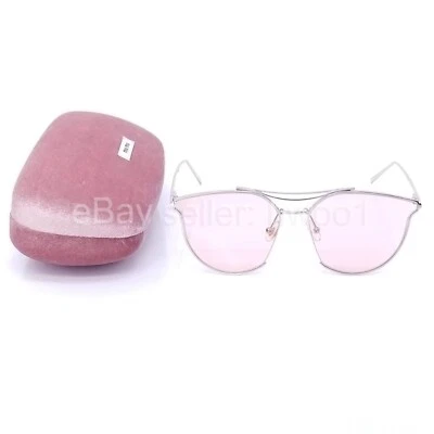 Óculos de sol CHRISHABANA x Gentle Monster rosa lente prata metal + estojo MiuMiu - Imagem 1 de 4