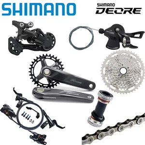 SHIMANO Deore 1X10 10Speed MTB Groupset M5100 Crank&M4100 Kits M6100 MT200 Brake - Picture 1 of 19