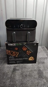 Tower T17138 Vortx Elite 10.4L Dual Basket Air Fryer, 1700W, Graphite - Picture 1 of 6