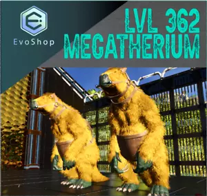 Ark Survival Ascended - 100% imprinted Megatherium with saddle - PvE - Picture 1 of 3