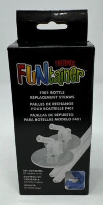 Thermos Funtainer Replacement Straws 2-Pack for F410/F401 - Clear - Image 1 of 4