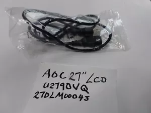 AOC U2790VQ 27" FRAMELESS MONITOR POWER CORD 10 amps - Picture 1 of 4