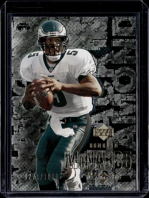 2000 Upper Deck Black Diamond #86 Donovan McNabb Gold /1000 Eagles NM-MINT - Image 1 of 2