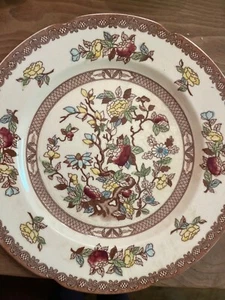 Vintage Dinner Plate 10 .5" Indian Tree by Maruta Japan Hand Crafted - Picture 1 of 3