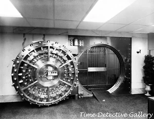 Boise City National Vank Basement Vault, Boise, Idaho - Vintage Photo Print - Picture 1 of 1