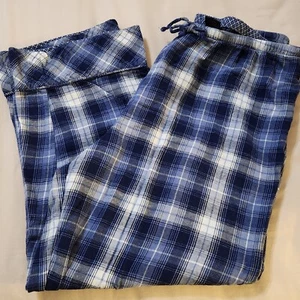 Womens Mix It Pajama Bottoms Size XL Blue Plaid Lounge Pants Drawstring MixIt - Picture 1 of 7