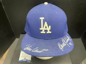 Howie Kendrick Los Angeles Dodgers Game Used Hat Auto + Inscription Beckett COA - Picture 1 of 19