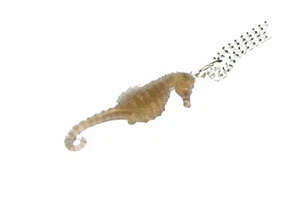 Seahorse Necklace Miniblings 45cm Seahorse Ocean Aquarium Sea Braun - Picture 1 of 6