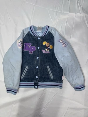 Chaqueta de bombardero de mezclilla para niños Disney Kim Posible Y2K del programa de televisión animado de la década de 2000 Foto 1 de 4