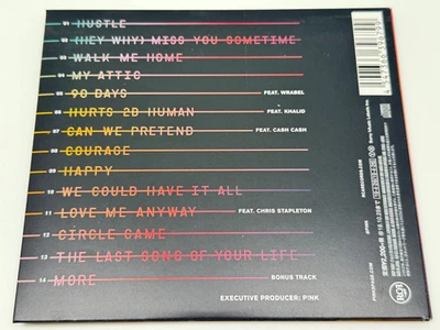 [CD] P!NK Hurts 2B Human Japan Import Bonus Track Pink SICP 6087 - Image 1 of 2
