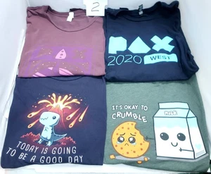 4 PAX CONVENTION / GEEK T-SHIRTS Paket Größe 3X 2018 West Cookie Brigade SET #2 - Bild 1 von 4