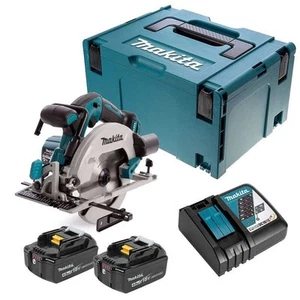 Scie circulaire 18V LXT Ø165 mm (2x4,0 Ah) en MAKPAC - MAKITA DHS680RMJ - Foto 1 di 10
