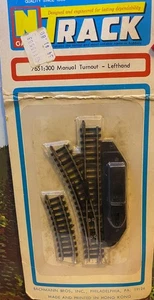 Bachmann N - Lefthand Manual Turnout - 7651:300 - Picture 1 of 1