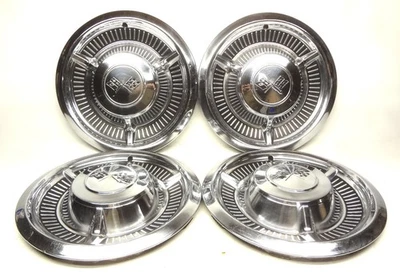 Chevrolet 1958 Wheel Covers Set of 4 Hubcaps OEM GM Hub Caps 58 Bel Air Impala - Image 1 of 4