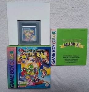 Game and Watch Gallery 2 Nintendo Gameboy Color CIB BOXED MANUAL TESTED RGC RARE - Picture 1 of 5