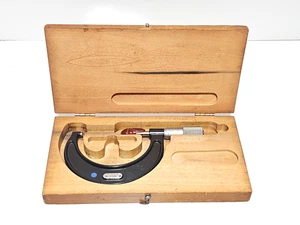 Starrett No. 436 2" - 3" Micrometer V & Amer. Nat UN & UNJ 14 to 18 P No. 585 - Picture 1 of 13