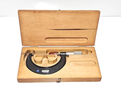 Starrett No. 436 2" - 3" Micrometer V & Amer. Nat UN & UNJ 14 to 18 P No. 585 - Image 1 of 4