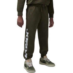 Jordan Jumpman Boys Olive MVP Flight Fleece Jogger Pants Drawstring Size 7 NWT - Picture 1 of 9