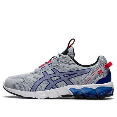 Zapatos para correr ASICS® 8 M GEL-QUANTUM 90™ para hombre en gris Piamonte/azul mónaco Foto 1 de 4