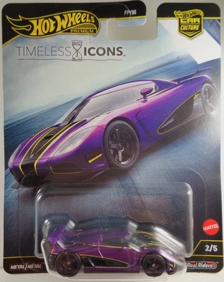 2025 HOT WHEELS PREMIUM CAR CULTURE TIMELESS ICONS KOENIGSEGG AGERA R - Image 1 of 2