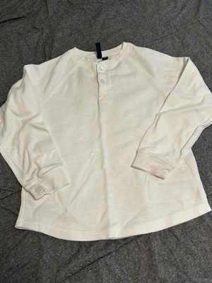 Camisa Janie and Jack masculina tamanho 8 manga longa | 60% algodão cor: branca - Imagem 1 de 4