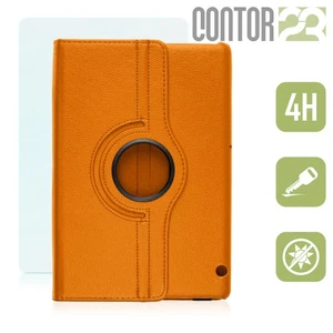 360° Schutzhülle, Tasche, matte Folie in ORANGE für 10.1" Huawei MediaPad T5 10 - Bild 1 von 9