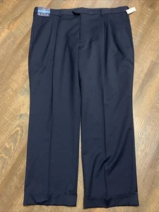 NEU Stafford Herren Coolmax Bundfaltenhose 44x30 Stretchbund klassisch - Bild 1 von 11