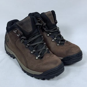 Timberland Herren 8.5M Braun Leder Wasserdicht Wanderschuhe Aktiv Komfort - Bild 1 von 11