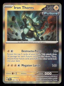 SV05: Temporal Forces #062/162 Iron Thorns Holo Rare - Picture 1 of 2