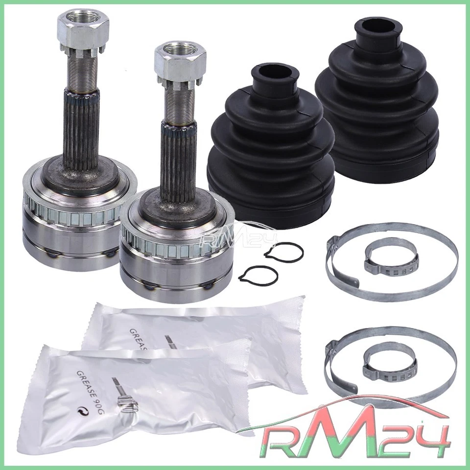 2X KIT GIUNTO OMOCINETICO SEMIASSE LATO RUOTA ANTERIORE PER OPEL CORSA B C - Immagine 1 di 4