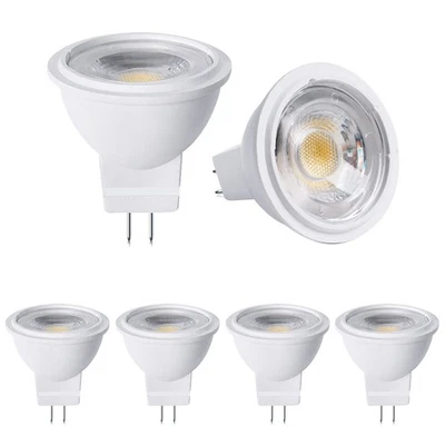 MR11 LED Bulb 3W 12V AC/DC Low Voltage LED Spotlights,Gu4 Bi-Pin Base 25W Halog - Image 1 of 4