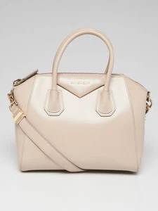Bolso pequeño Antigona Givenchy beige de cuero liso - Imagen 1 de 11