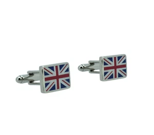 Union Jack Flag Cufflinks - Picture 1 of 2