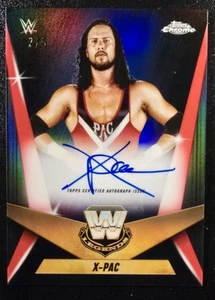 2025 Topps Chrome WWE X-PAC Legendary Chrome Auto "True" Red Refractor /5 LEGEND - Picture 1 of 2
