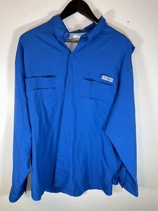 Columbia Langarm PFG SHIRT PERFORMANCE BELÜFTET ANGELAUSRÜSTUNG 2XL XXL dunkelblau - Bild 1 von 2