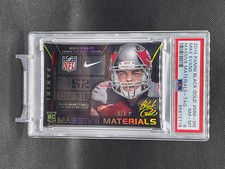 2014 Panini Black Gold Mike Evans Laundry Tag Patch 1/3 Nike Rookie Card PSA 8 